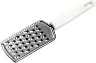 🧀 chef craft select handheld coarse grater, 9.5 inch, white - a versatile kitchen tool for precise grating logo
