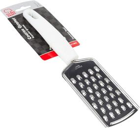 img 1 attached to 🧀 Chef Craft Select Handheld Coarse Grater, 9.5 inch, White - A Versatile Kitchen Tool for Precise Grating
