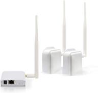 anjielo smart wireless bridge: long range point-to-point wifi access with 20dbi high-gain antenna - 100mbps 2.4g wifi bridge supporting 3000ft transmission distance! (transmitter + 2 receivers) logo