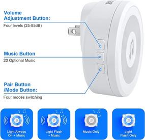 img 1 attached to 🐶 BOYKO Wireless Dog Doorbell Buttons: Train Your Dog to Ring & Go Outside with Smart Potty Training Door Bells - Waterproof & Super-Light!