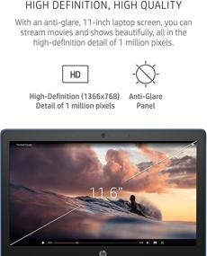 img 1 attached to Ноутбук HP Chromebook 11-дюймовый, модель 2020 года - MediaTek MT8183, 4 ГБ оперативной памяти, 32 ГБ накопитель, Chrome OS - 11a-na0030nr (индиго синий)