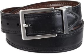 img 3 attached to Black Feather Reversible Dockers Boys' Belt Accessories