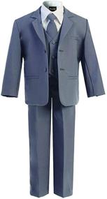 img 2 attached to OLIVIA KOO Classic Cloth Buttons Boys' Clothing in Suits & Sport Coats