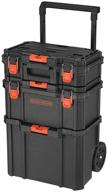 📦 organize and simplify with beyond by black+decker stackable storage system - 3 piece set (small toolbox, deep toolbox, and rolling tote) логотип