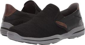 img 3 attached to 👞 Skechers Harper MERSON Driving Loafer Men's Shoes - Medium Fit: Ideal for Loafers & Slip-Ons