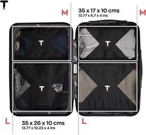 img 2 attached to 🧳 Convenient Compression Packing Solution with Dual Dirty/Clean Sides - Perfect Travel Accessories