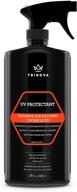 🌞 trinova uv protectant spray - restores color, prevents fading & cracking - for vinyl, plastic, rubber, fiberglass, leather & more - repels dirt, free of residue (18 oz) logo