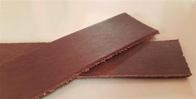 img 2 attached to 🔗 Crafts Medium Brown Leather Strap - More Time (1" width x 68" length)