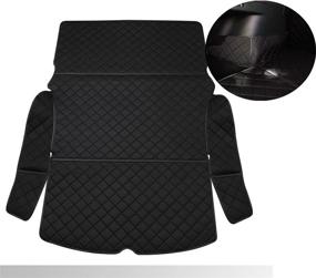 img 1 attached to High-Quality Trunk Mats for Tesla Model Y: Waterproof Cargo Liner, Dog Car Seat Covers & All-Weather Rear Floor Mat