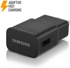 img 1 attached to 🔌 Зарядное устройство для стены Samsung EP-TA20JBE Fast Adaptive для Galaxy S10 Lite S9 Plus Note 9 - черное: В комплекте 4 фута кабеля Type C/USB-C и адаптер OTG