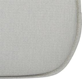 img 1 attached to 😊 Klear Vu Non-Slip Gripper Omega Windsor Chair Cushions, 4 Pack, Gray - 4 Count