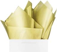 🎁 gold metallic christmas tissue paper gift wrap - 60 sheets | premium quality recyclable bulk | 26” x 20” | ideal for crafts, decor, birthdays, weddings, baby showers by bllalalab logo