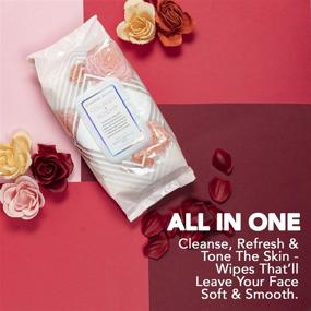 img 2 attached to 💆 Clinical Works Makeup Remover Wipes (100 Pack) - Facial Cleaning Cloths for Makeup, Mascara, Dirt, and Oil Removal