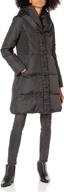 via spiga women's 🧥 down coat with stylish pillow collar logo