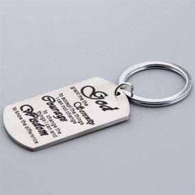 img 2 attached to Serenity Prayer Keychain Recovery Keyring