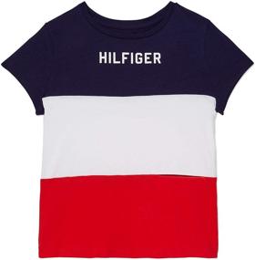 img 3 attached to 👚 Футболка Tommy Hilfiger для девочек с удобным доступом к порту