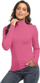 img 2 attached to TAIPOVE Turtleneck Pullover Layerings Undershirt Sports & Fitness and Other Sports