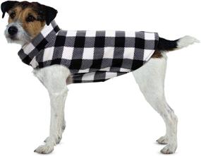 img 3 attached to 🐶 Warm and Stylish ASENKU Dog Sweater: Plaid Fleece Vest for Small & Medium Dog Breeds - Soft, Comfortable and Cozy Winter Clothing