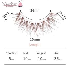 img 2 attached to Dorisue Eyelashes Natural Lightweight Reuseable