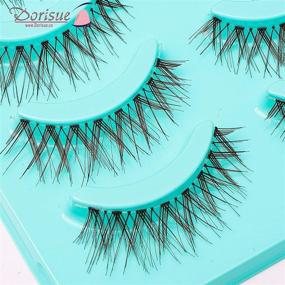 img 4 attached to Dorisue Eyelashes Natural Lightweight Reuseable
