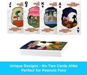 img 2 attached to 🥜 AQUARIUS Peanuts Great Pumpkin Playing Cards - Enhance Card Games with a Peanuts Themed Deck - Officially Licensed Peanuts Merchandise & Collectibles