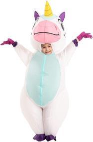 img 3 attached to 🦄 Quirky and Fun Child Unisex Unicorn Inflatable Costume: Perfect for Playtime and Costume Parties!