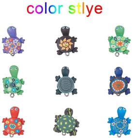 img 3 attached to 🐢 NBEADS 50 Pcs Tortoise Shape Polymer Clay Charm Pendants, Assorted Handmade Clay Turtle Link Charms for Phone Straps Key Bag Decor, DIY Jewelry Making Supplies with Animal Tortoise Slime Beads