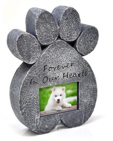 img 4 attached to Stone Pet Pawprints Remembrance Gift Gravestone