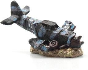 img 4 attached to BRKURLEG Aircraft Decorations Aquarium Ornament