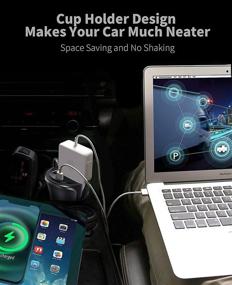 img 3 attached to 🚗 High-Performance SUPERONE 150W Car Power Inverter with Dual USB Charger and Cup Holder Design