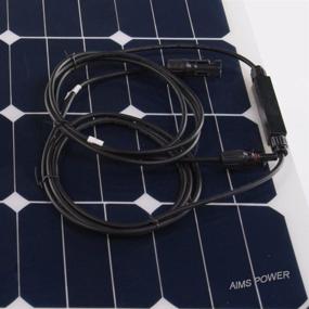 img 1 attached to 🌞 Efficient and Versatile AIMS Power 60W Flexible Slim Solar Panel