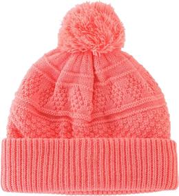 img 3 attached to 🧣 Stay Warm in Style with Home Prefer Women's Winter Hat - Crochet Knit Beanie Cap with Pom