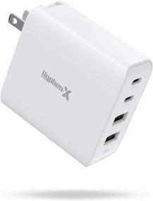 img 4 attached to 💪 Hyphen-X 100W GaN PPS USB C Charger: Powerful Fast Charging for MacBook, iPhone, iPad, Galaxy, Dell XPS & More - 4 Ports (White)