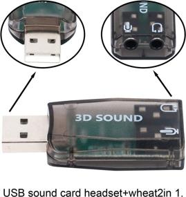 img 1 attached to USB 3D Sound Card External Components and External Sound Cards