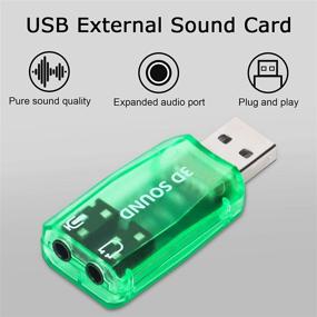img 2 attached to USB 3D Sound Card External Components and External Sound Cards