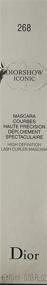 img 2 attached to 💙 Diorshow Iconic HD Lash Curler Mascara, No.268 Темно-синий от Christian Dior: Долговременное, драматическое удлинение ресниц для женщин - 0,33 унции.