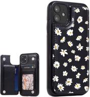 📱 ucolor flip leather wallet case for iphone 11 - marble design with card holder and kickstand (daisy flowers) - compatible with iphone 11 6.1" - review and buying guide logo