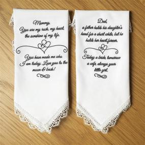 img 3 attached to 🧵 Keepsake Embroidery: Premium Handkerchiefs with Exquisite Embroidery