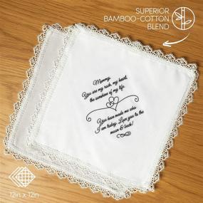 img 1 attached to 🧵 Keepsake Embroidery: Premium Handkerchiefs with Exquisite Embroidery