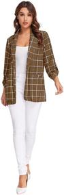 img 3 attached to 👚 Stylish Milumia Womens Blazer Sleeve Jacket: Elevate Your Women's Clothing Collection