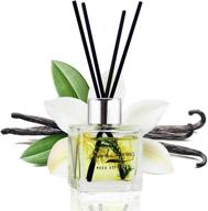 🌼 vanilla scented seed spring reed diffuser set - 50ml / 1.7oz - perfect for bedroom, office, gym, stress relief, and home fragrance logo