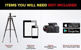 img 2 attached to 🎥 Glide Gear TMP 500 Universal Video Camera Tripod Teleprompter 15mm Rails including Carry Case -Enhanced SEO