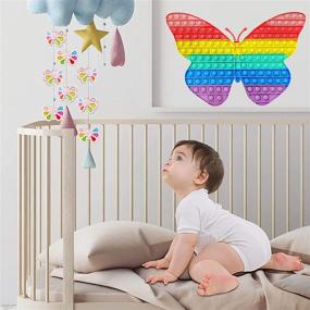 img 3 attached to 🌈 Rainbow Anti-Anxiety Giociiol Fidget Butterfly