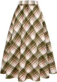 img 3 attached to ❄️ Winter Women's Woolen Skirts by IDEALSANXUN - Thicken Your Wardrobe