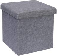 fsobeiialeo storage ottoman folding collapsible furniture and accent furniture logo