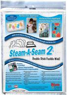 ⭐️ warm company steam-a-seam 2 double stick fusible web - 9x12 sheets (5517) - pack of 5 logo