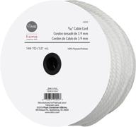 🧵 dritz 144 yard cable 32 inch white sewing thread: ultimate quality for your sewing projects logo