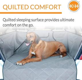 img 1 attached to 🐶 Quilted SUV Dog Cargo Liner with Side Walls, Bumper Flap &amp; Multiple Colors - K&amp;H Pet Products