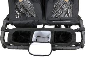 img 3 attached to Convenient Double Stroller Organizer for Bob Duallie and Baby Jogger City Mini GT