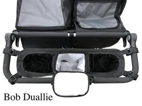 img 1 attached to Convenient Double Stroller Organizer for Bob Duallie and Baby Jogger City Mini GT